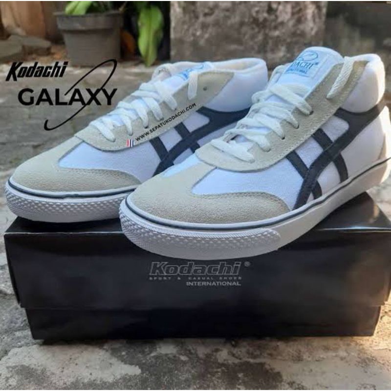sepatu kodachi galaxy putih hitam kasual trendy original kodachi