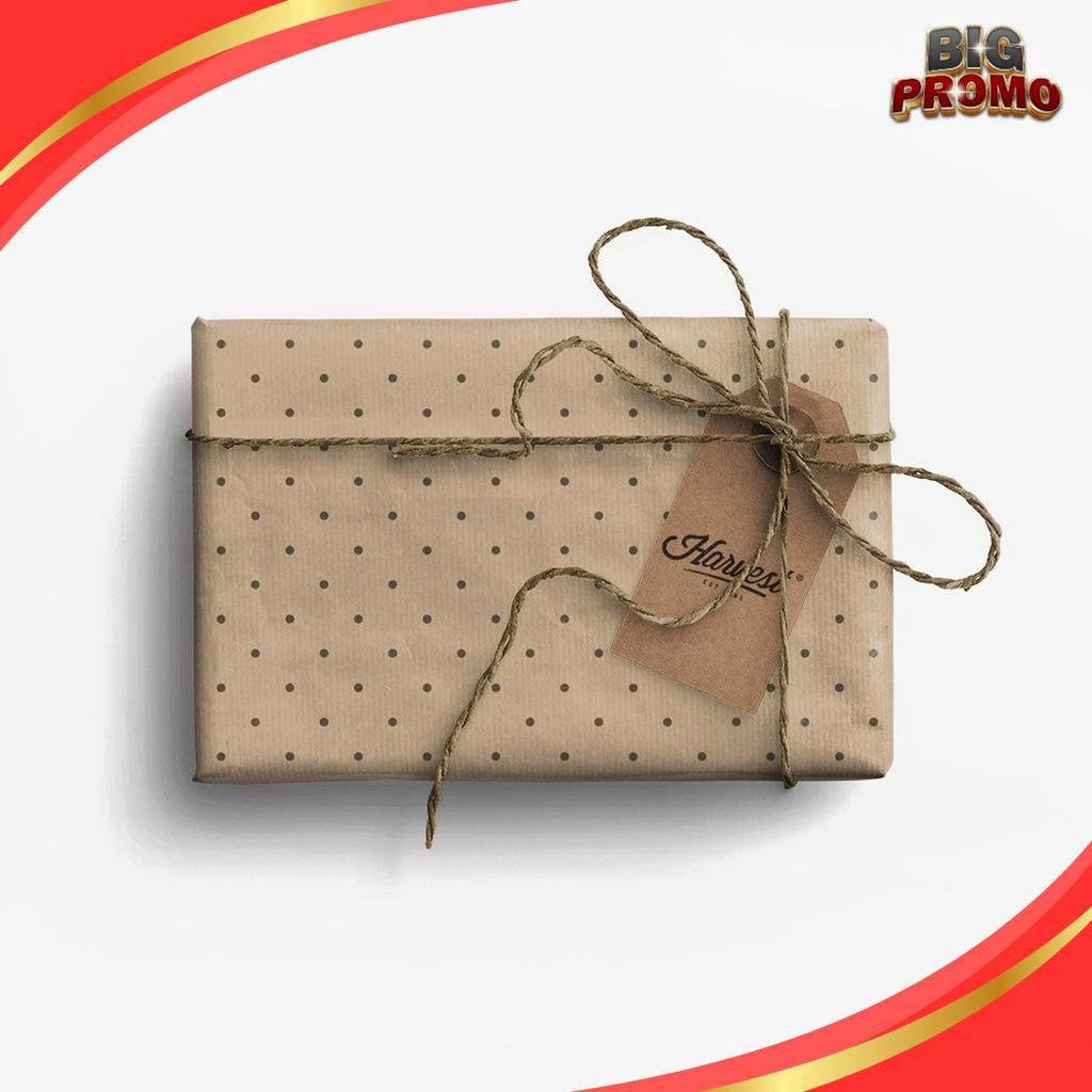 

NEW PRODUCT Paket Kertas Kado Tag Harvest EcoFriendly Gift Set Polkadot