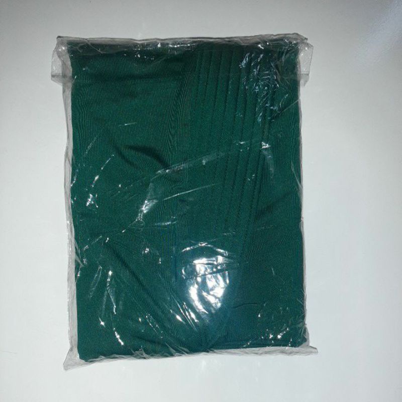 jilbab instan bergo jumbo jersey nyaman adem untuk sehari-hari-Ijo botol