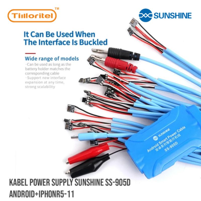 KABEL POWER SUPPLY SUNSHINE SS-905D ANDROID-IPHONE 5-11