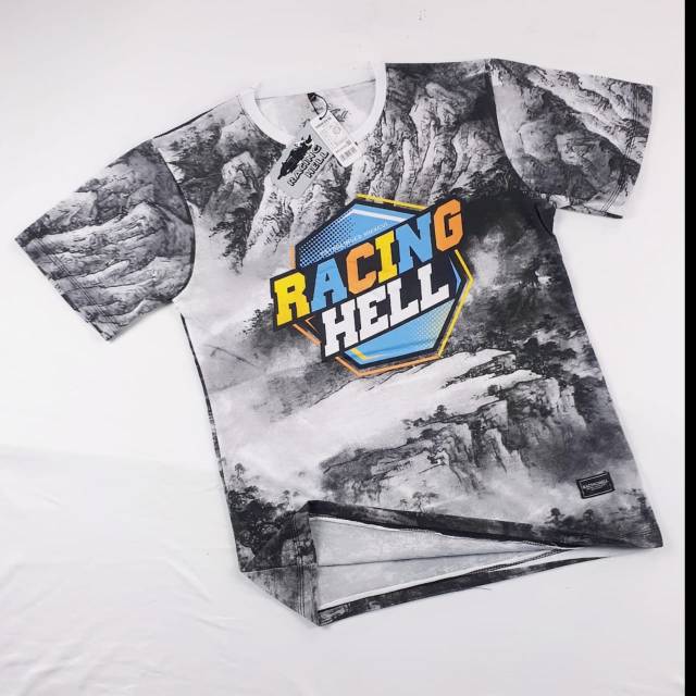 Kaos Racinghell Full Print Free Stiker Kaos Racing Kaos Motor