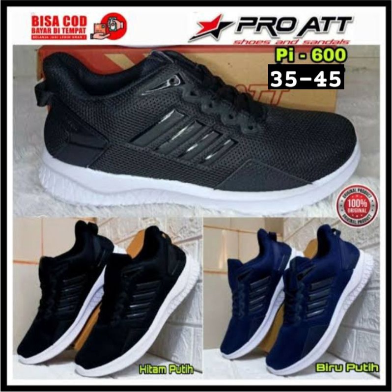 SEPATU SNEAKERS Sepatu sekolah hitam PRO ATT TEC / PRO ATT MR 850 / PRO ATT PMS /PRO ATT MG