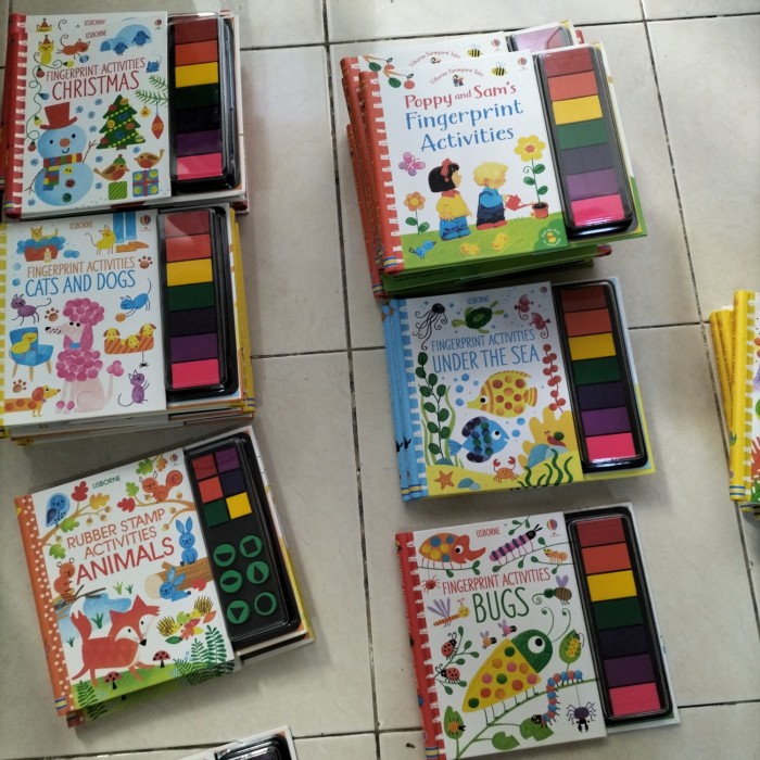 

Letter Usborne Fingerprint Rubber Stamp Activities