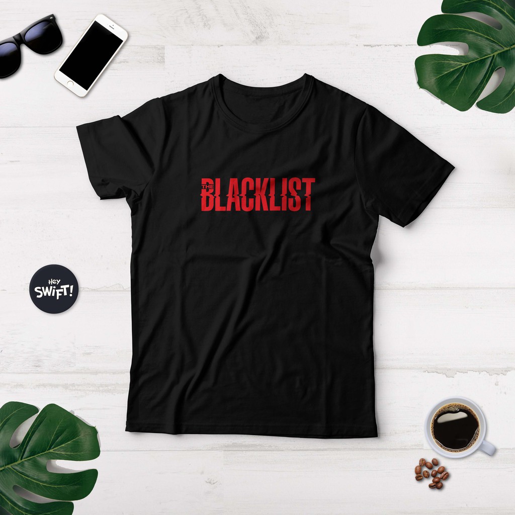 KAOS THE BLACKLIST SERIAL NETFLIX TV SERIES FBI AGENT CRIME DISTRO PRIA WANITA T-SHIRT BAJU