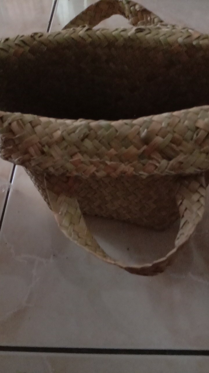 Keranjang Anyaman Purun D20cm