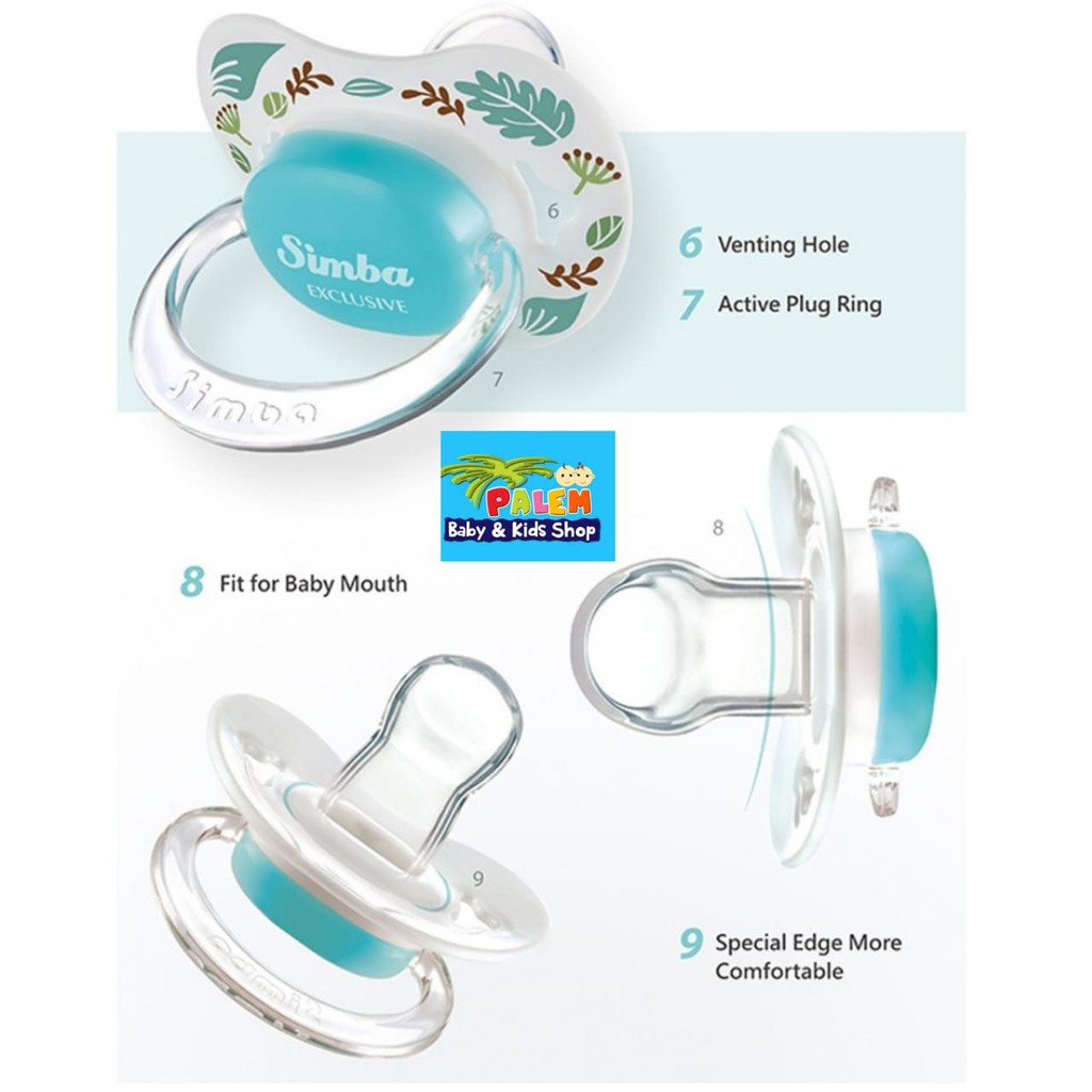 Simba Candy Thumb Shaped Pacifier&amp; CRYSTAL ROMANCE 0+month &amp; 6+month