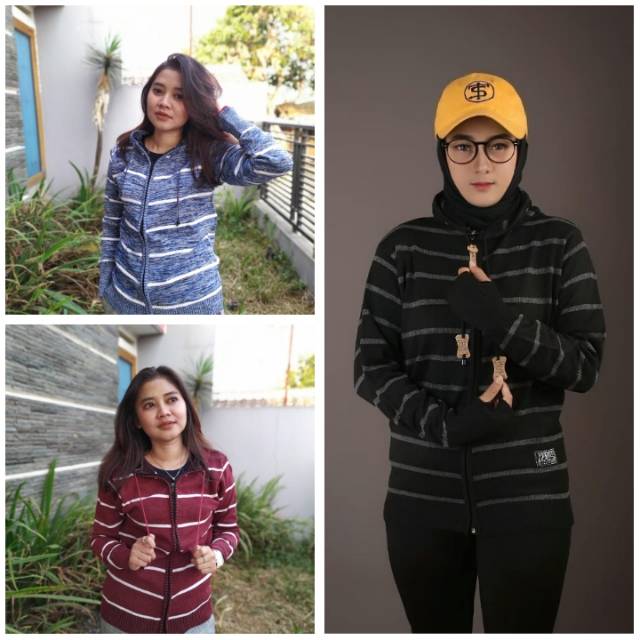 (msy_cloth) Sweater Rajut Twist Blaster / Jaket Belang Belang / Jaket Cowok Cewek / Jaket Rajut