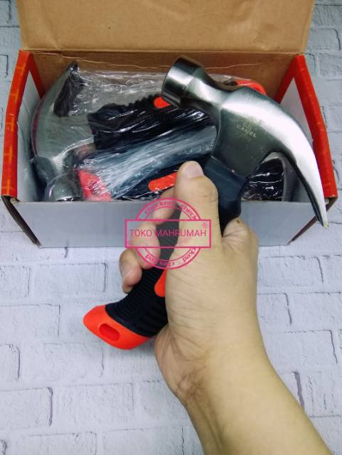 Palu Kambing Cebol Mini Camel / Mini Claw Hammer  6.5&quot; (gagang karet)