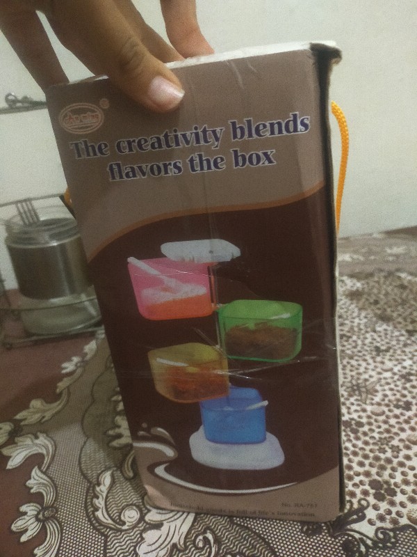 Rak Tempat Bumbu Dapur 4in1 Susun Tingkat 4 In 1 / Seasoning Box - X168