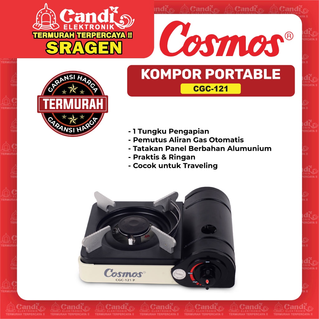 COSMOS Kompor Gas Portable 1 Tungku - CGC 121