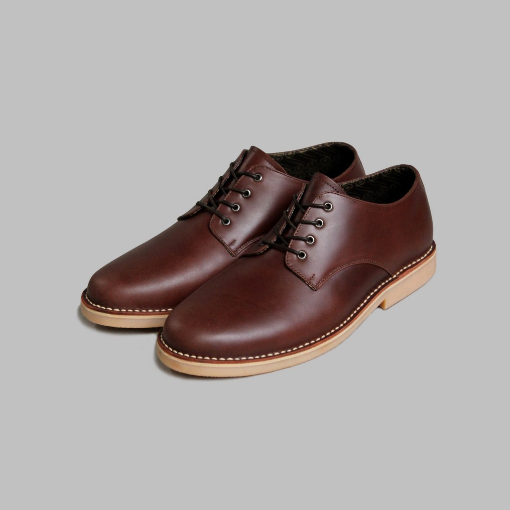 ARTAP Footwear - Sepatu Kulit Asli Pria - Law Brown