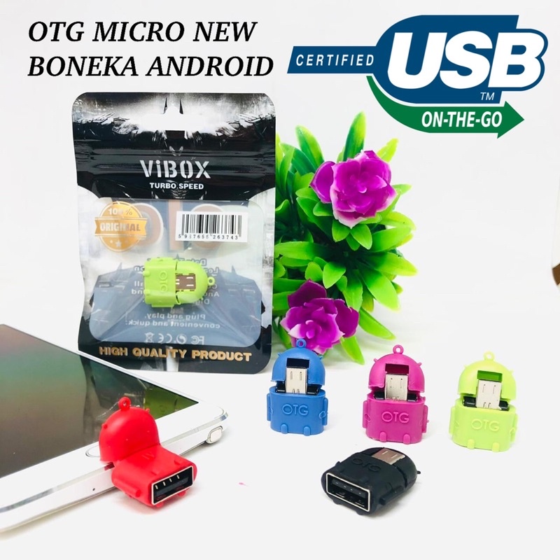 PROMO SULTAN OTG BONEKA ROBOT ANDROID MICRO ORIGINAL VIBOX