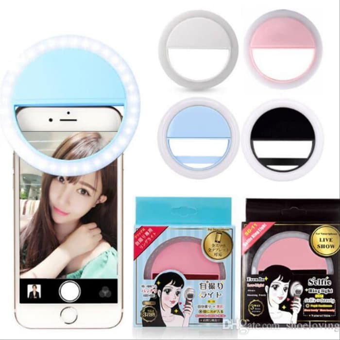 Lampu Selfie Ring Light flash LED camera video cahaya