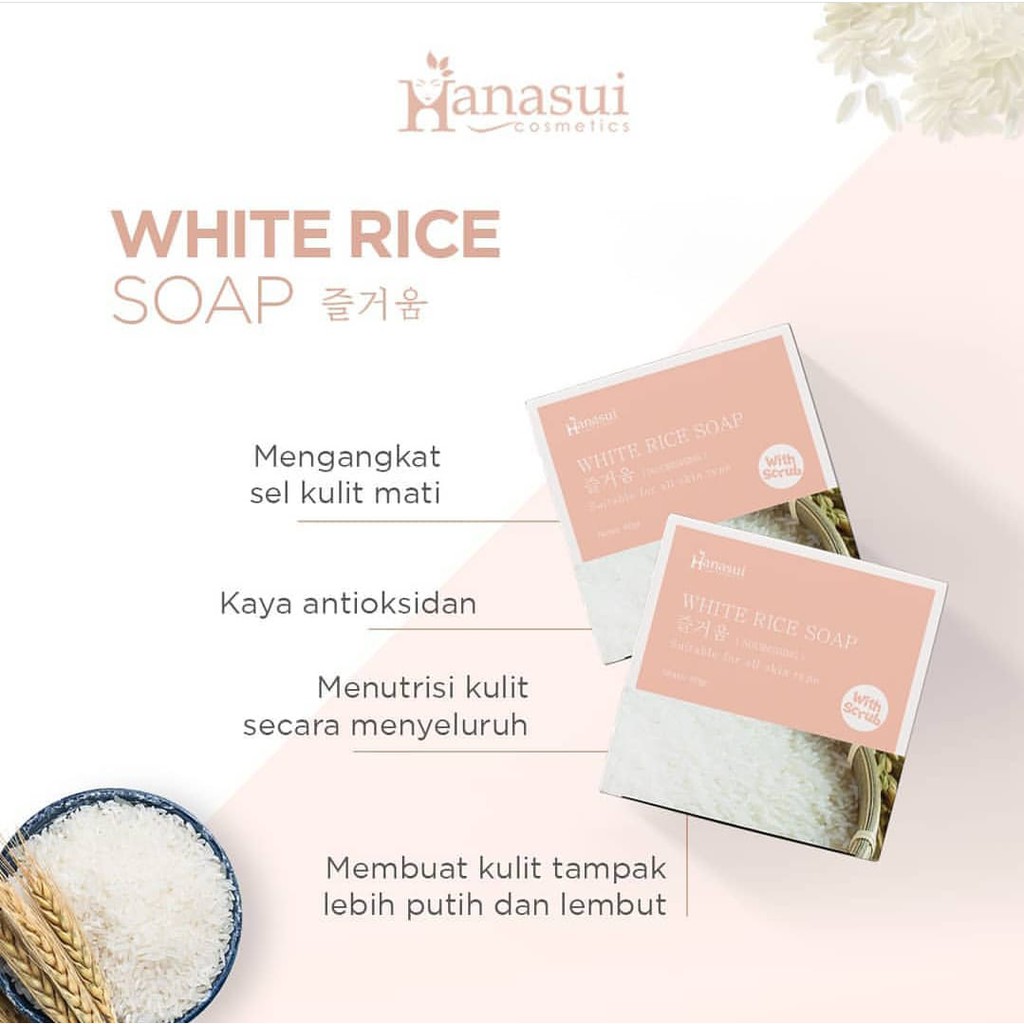 HANASUI Bar Soap 60 gr