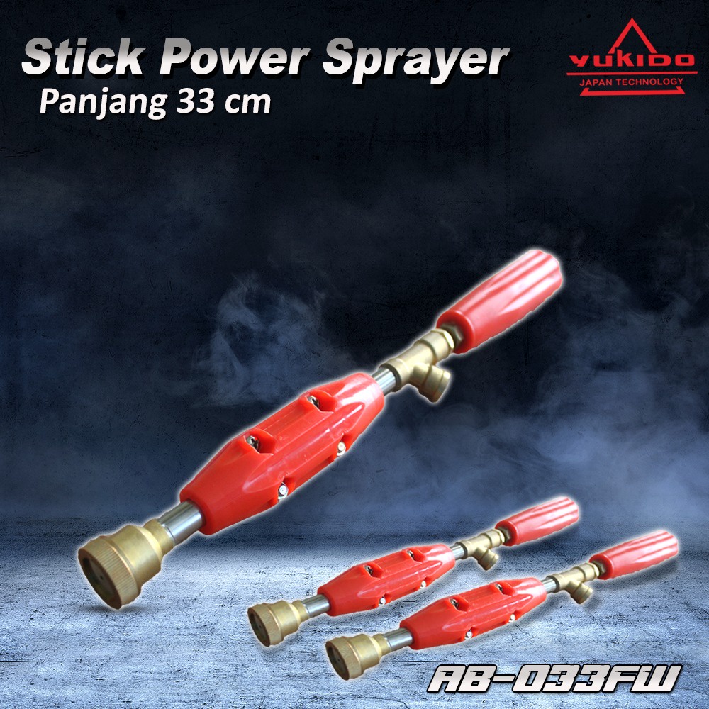 Semprotan Air Stik Sprayer Lurus 45 CM 30 CM 20 CM- Cuci Mobil Motor - Semprot Steam Jet Cleaner - Stik Sancin