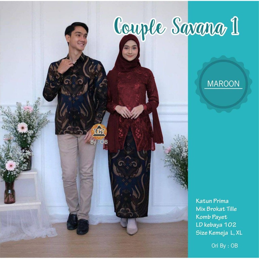 Baju Couple Pasangan Brukat Kondangan Termurah