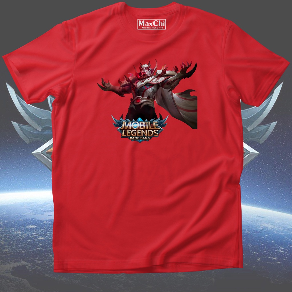 [MaxChi] Kaos Anak Remaja Dewasa Mobile Legend Yu Zhong Red