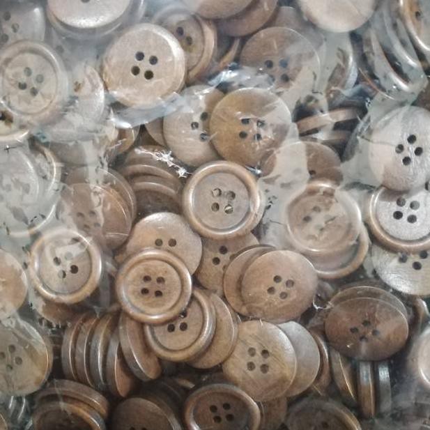 

Sw4> Kancing kayu coklat & Krem 1.3 cm 1.5 cm 2cm 2.5cm 100 pcs Coode Pj3>