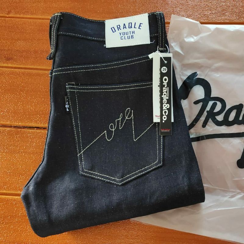 CELANA DENIM SELVEDGE panjang kualitas