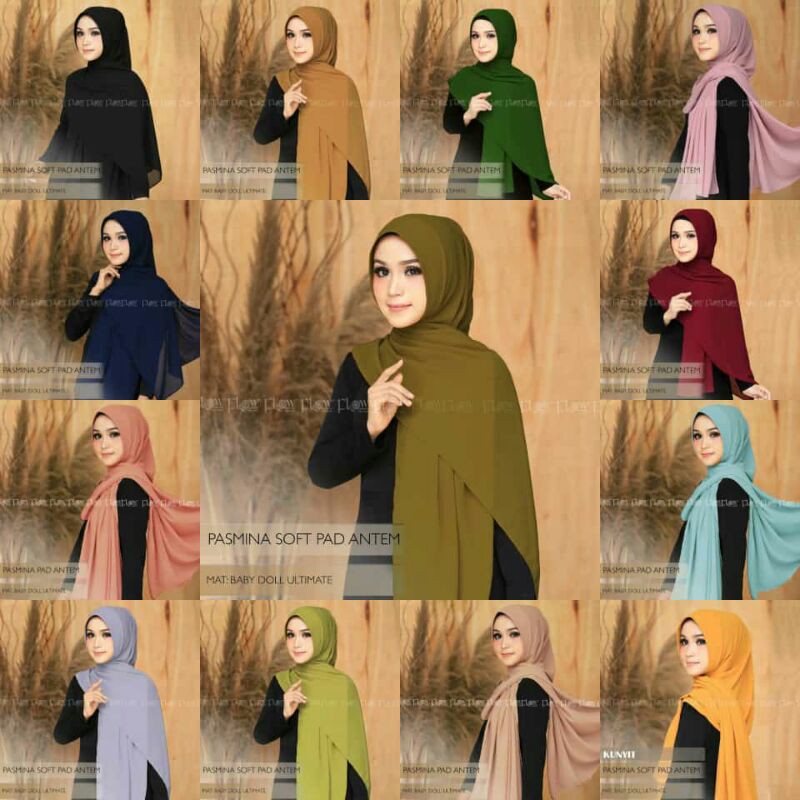 pashmina instan ori by flow