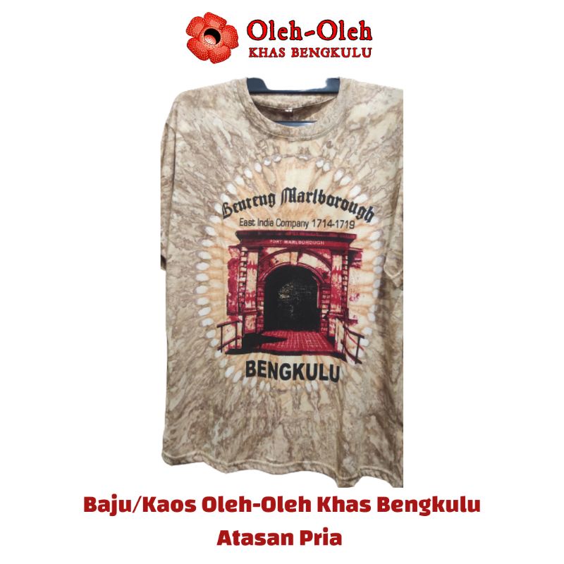 [Size Dewasa] Baju/ Kaos Benteng Malborough / Oleh-Oleh Khas Bengkulu