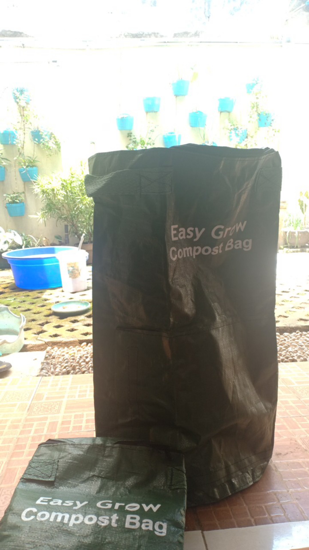 Tas Kompos Easy Grow 80 Liter Olah Limbah Daun Organik Compos Bag