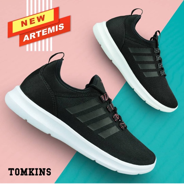 Sepatu tomkins Artemis hitam magenta