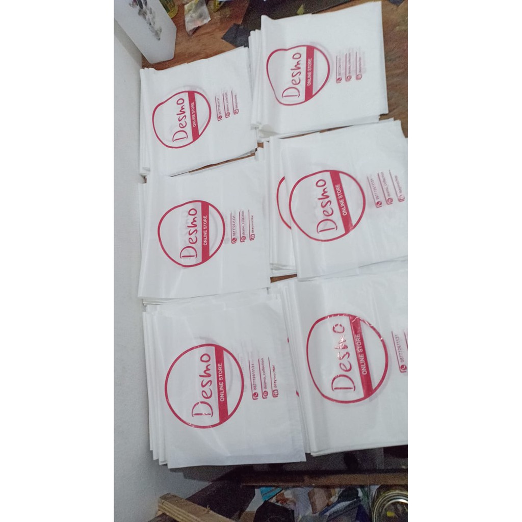 Sablon plastik packing Uk.15x22 cmsablon plastik olshopsablon plastik shopping bagsablon plastik