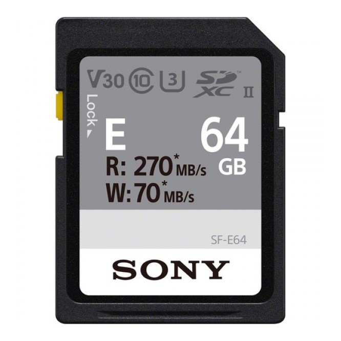 Sony SF-E SDXC 64GB Series UHS-II 270MB/s