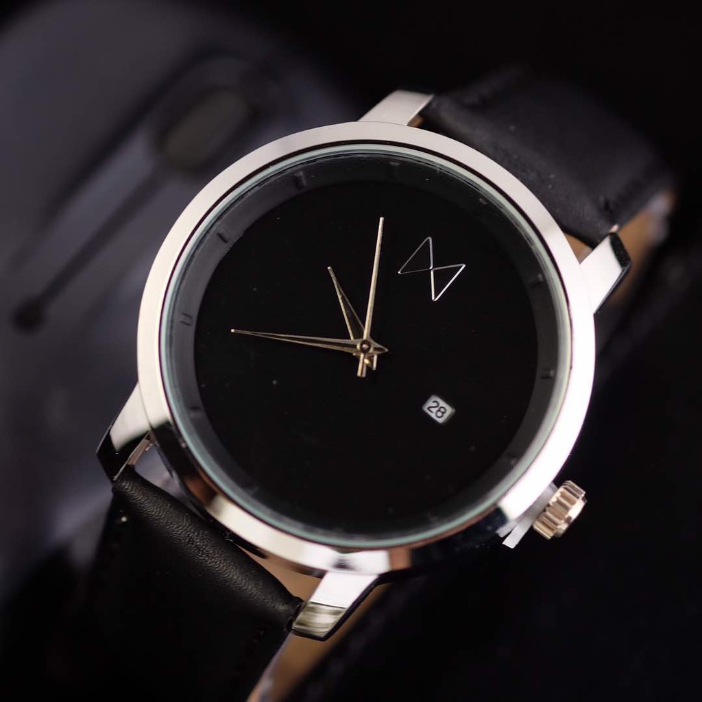 Jam Tangan Pria | Jam Tangan MVMT | Jam Tangan Tali Kulit Analog