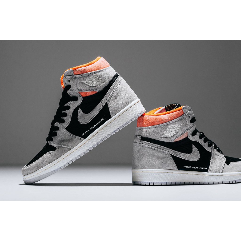Sepatu Basket Nike Air Jordan Neutral Grey Hyper Crimson PK Original Sepatu Sport