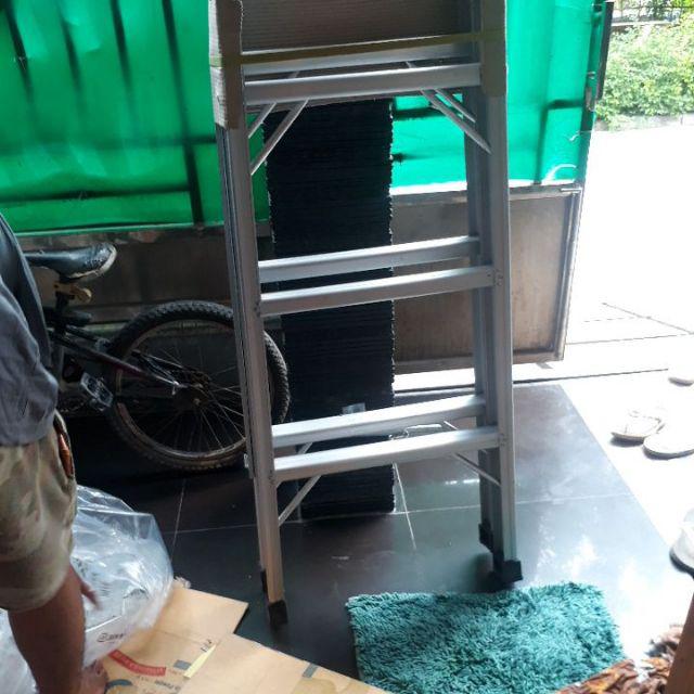 Tangga Lipat  2 Meter Aluminium Bina Karya Gratis Ongkir Jabodetabek