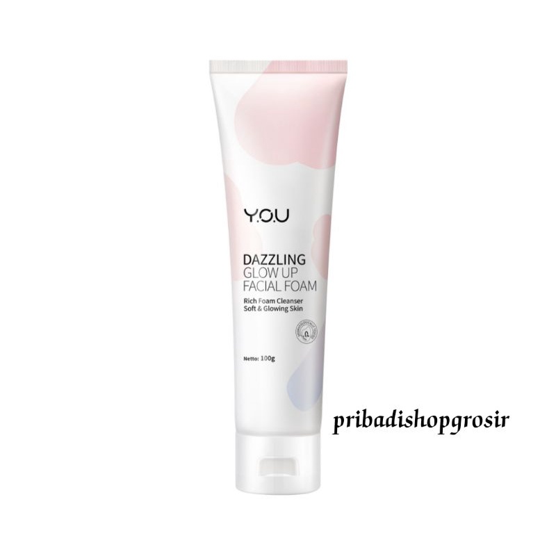 YOU Dazzling Glow Up Facial Foam [Membersihkan hingga permukaan terdalam]