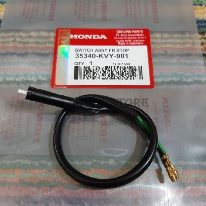 Switch rem belakang tangan kiri....
Kode KVY untuk motor :

- Beat Karbu

- Beat fi

- Scoopt Karbu
