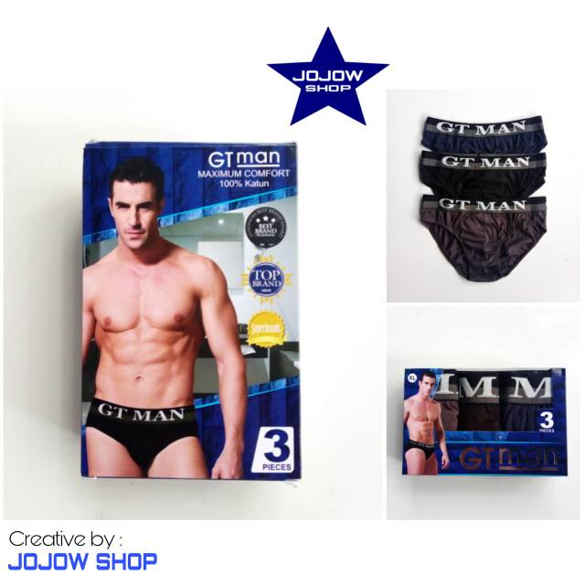 Celana dalam pria GT MAN GTK-09 karet boxer