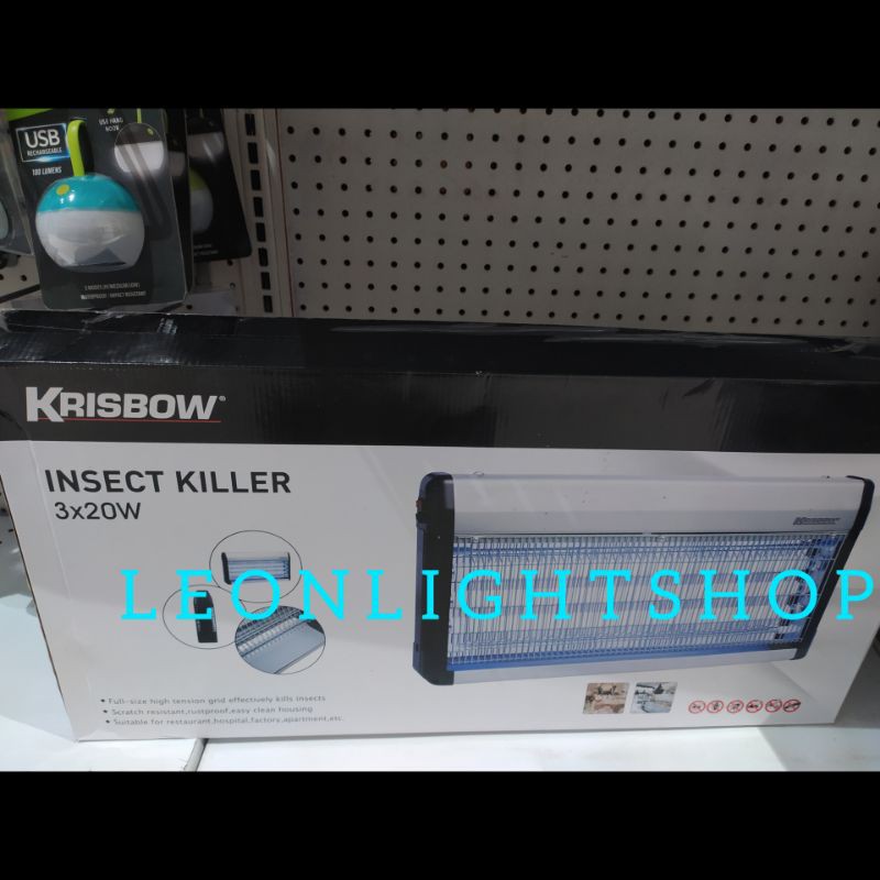 KRISBOW PERANGKAP NYAMUK &amp; SERANGGA 3X20W/ACE INSECT KILLER/PEMBASMI SERANGGA/PEMBUNUH LALAT&amp;NYAMUK