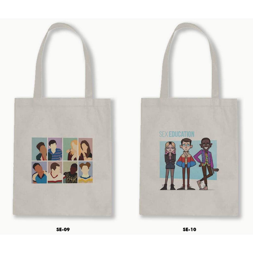 TOTE BAG BLACU - SEX EDUCATION