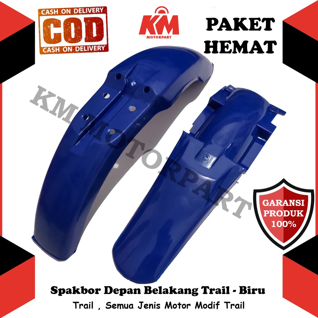 Spakbor Depan Belakang Trail Paket Slebor KLX