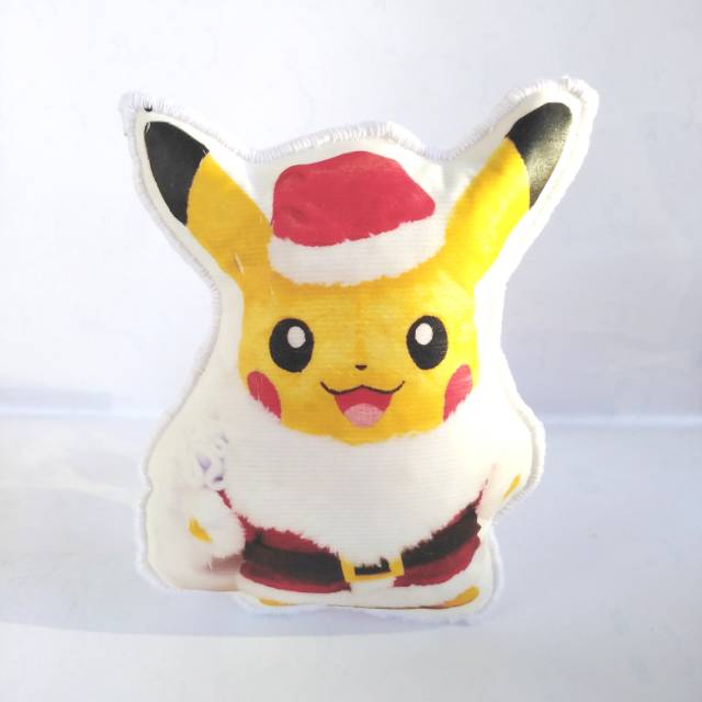 Boneka Anime Pokemon - Pikachu Santa Christmas Version