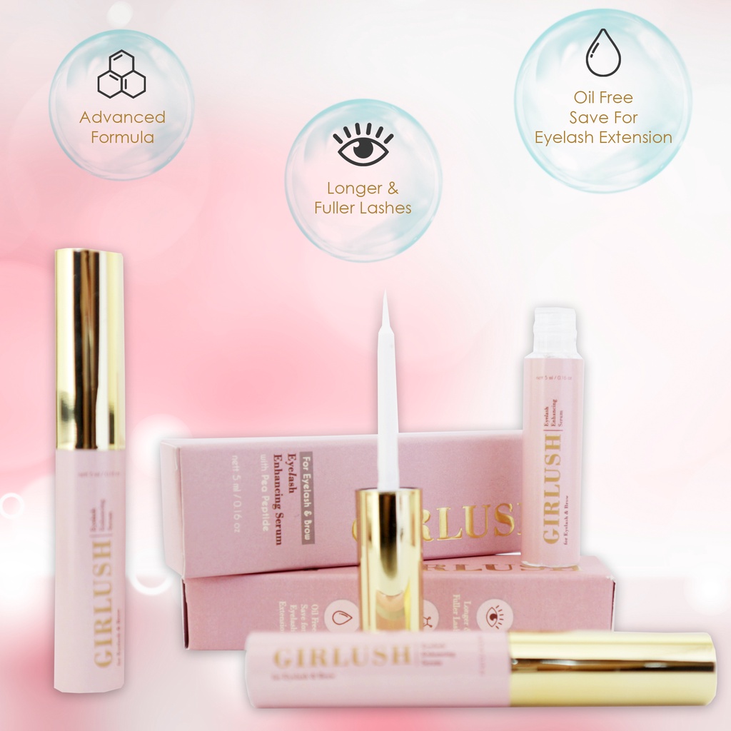 GIRLUSH Eyelash Enhancing Serum Serum Bulumata Serum Alis