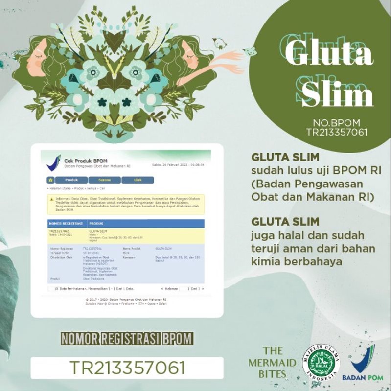 🇰🇷GLUTA SLIM WHITENING SLIMMING BPOM HALAL RI