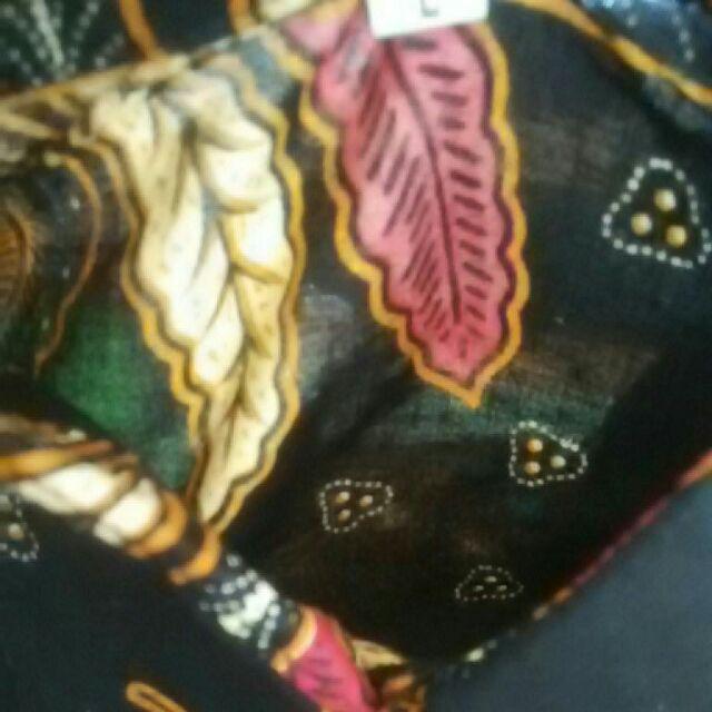 Kemeja Batik Lengan Panjang 021 Asifa Batik Hrb026 Hem Batik Murah Seno Sogan Bakung Padi Manggar