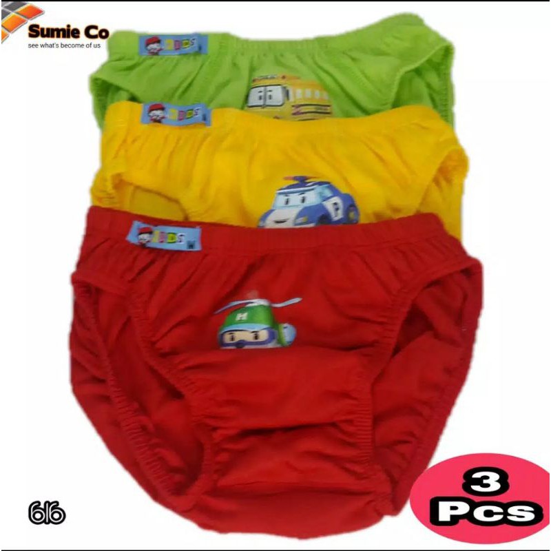 celana dalam anak agre/Taft kids.box isi3pcs