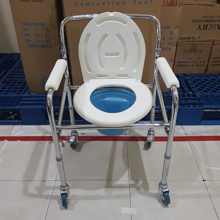 Kursi BAB / COMMODE CHAIR / Comode Chair pakai roda