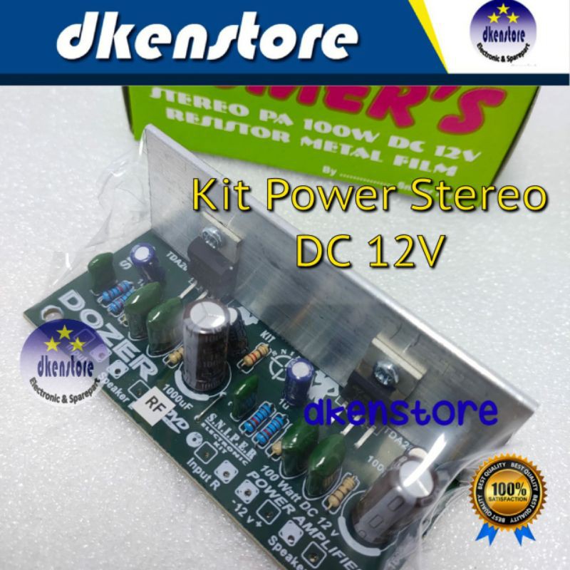 Kit Power DC 12V Stereo TDA2003 12 volt