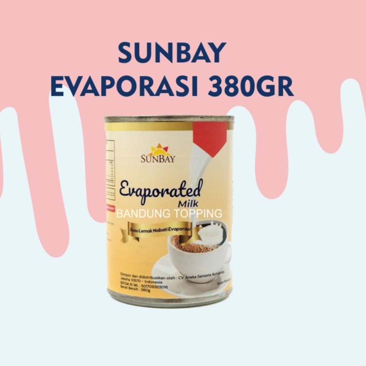 Sunbay evaporated milk 380gr