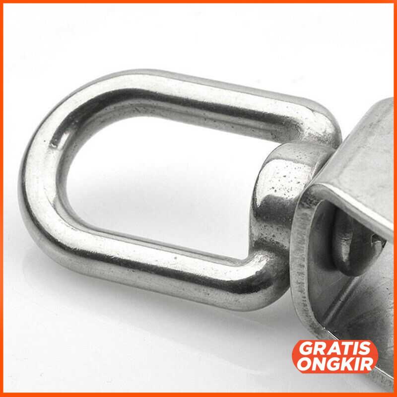 Katrol Kerekan Mini Serbaguna Swivel Pulley Stainless Steel