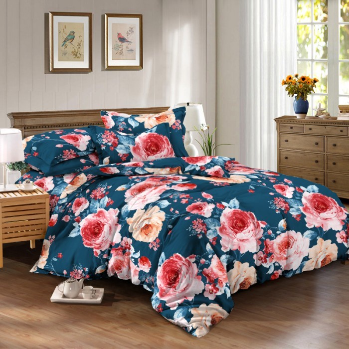 SEPREI KENDRA Sprei Set 180x200x30 King B2 Alpine Rose BERKUALITAS MURAH KEREN G1D4 FASHION PROMO PR