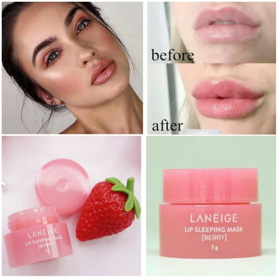 Laneige Lip Sleeping Mask Original Masker Bibir Menutrisi Dan Melembabkan