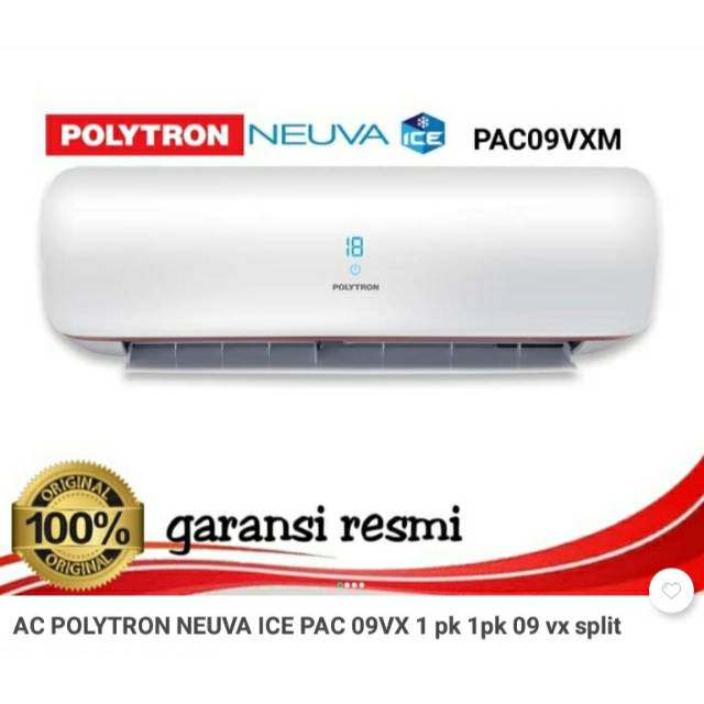 Polytron Ac Split 1pk type PAC09VXM hemat800watt superplasma +terpasang diCirebonKota GRS5+2Thn